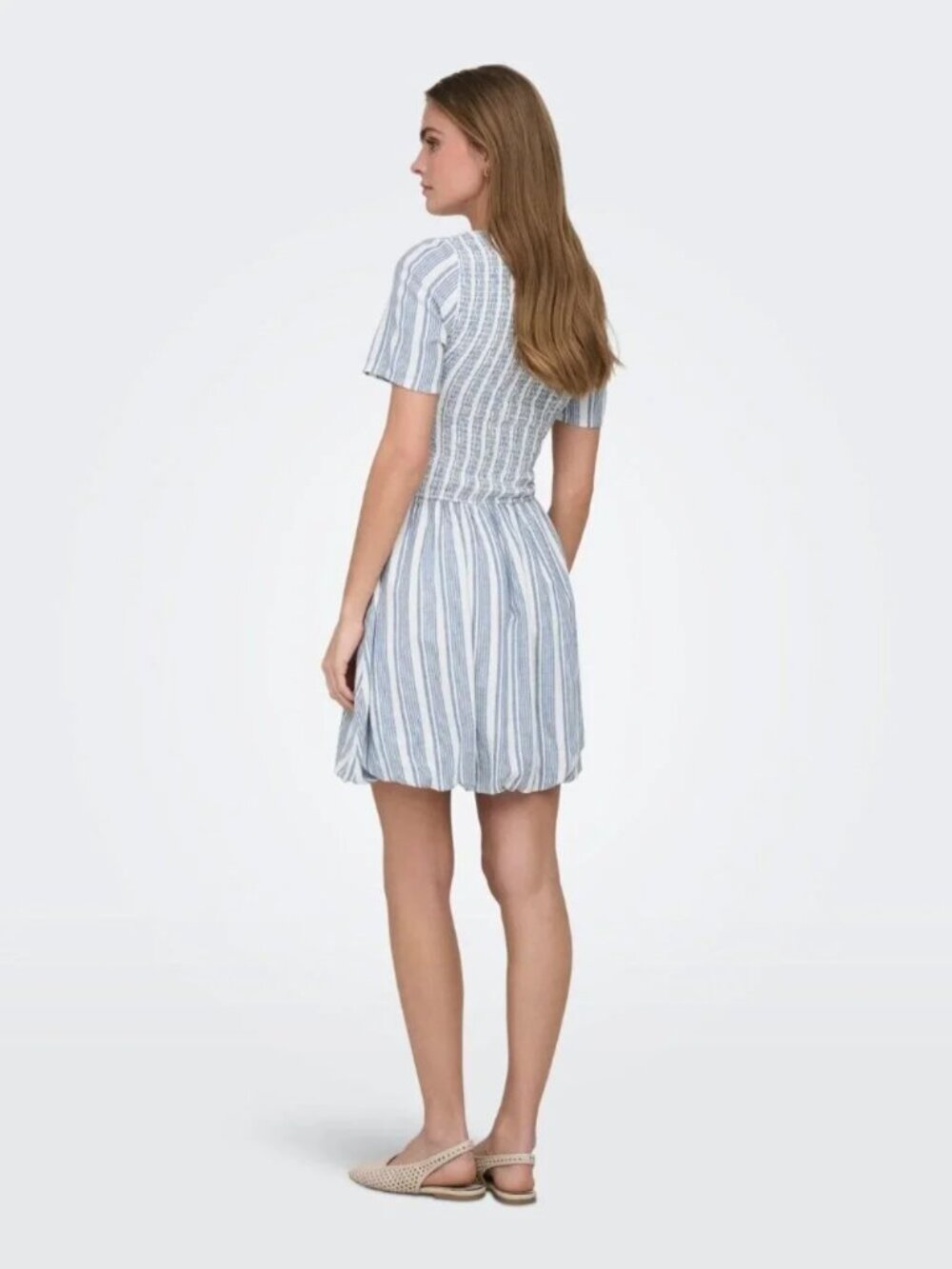 ONLGOA Linen Short dress - Picture 2 of 7